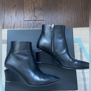 Alexander Wang wedge booties